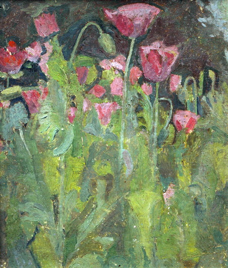 Image - Olha Pleshkan: Poppies in the Garden (1920s).